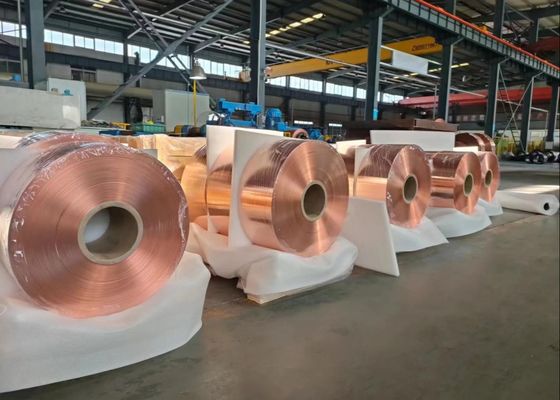 Ultraweite dünne schmale Kupferstreifen 2 mm-1310 mm Industriequalität