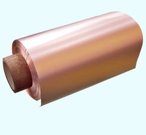polierte dünnes kupfernes Folien-Doppeltes der Stärke-8um 480mm/600mm Breite 76mm Identifikation